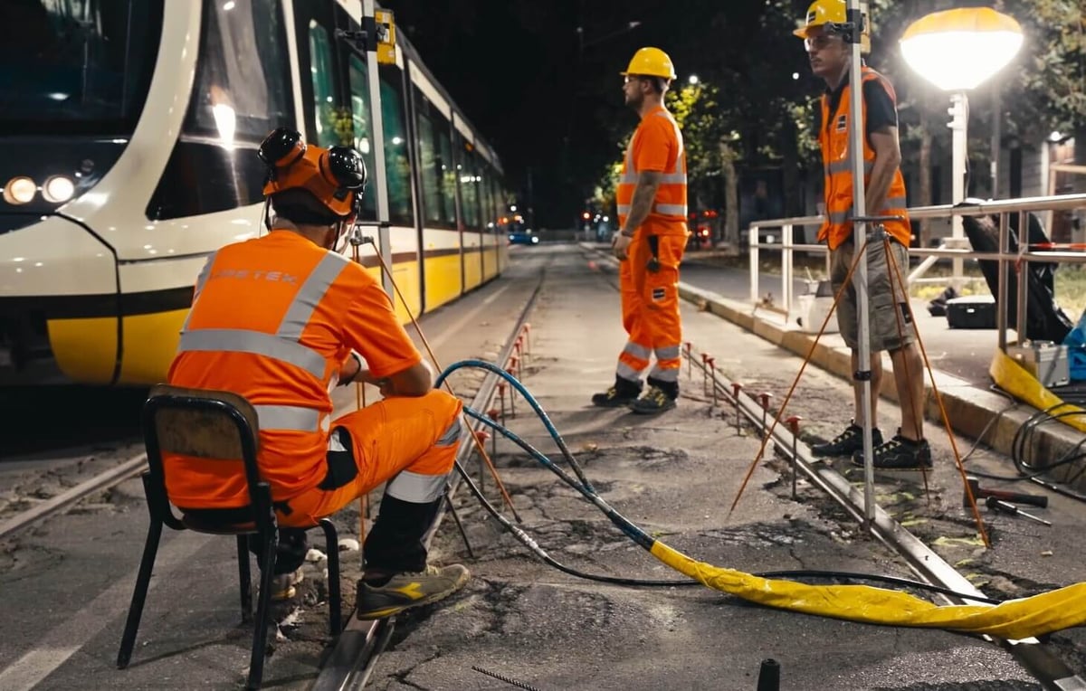 Intervención manteniendo el tráfico ferroviario