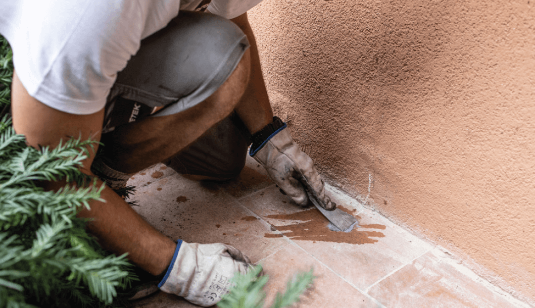 Rebouchage des perforations et nettoyage
