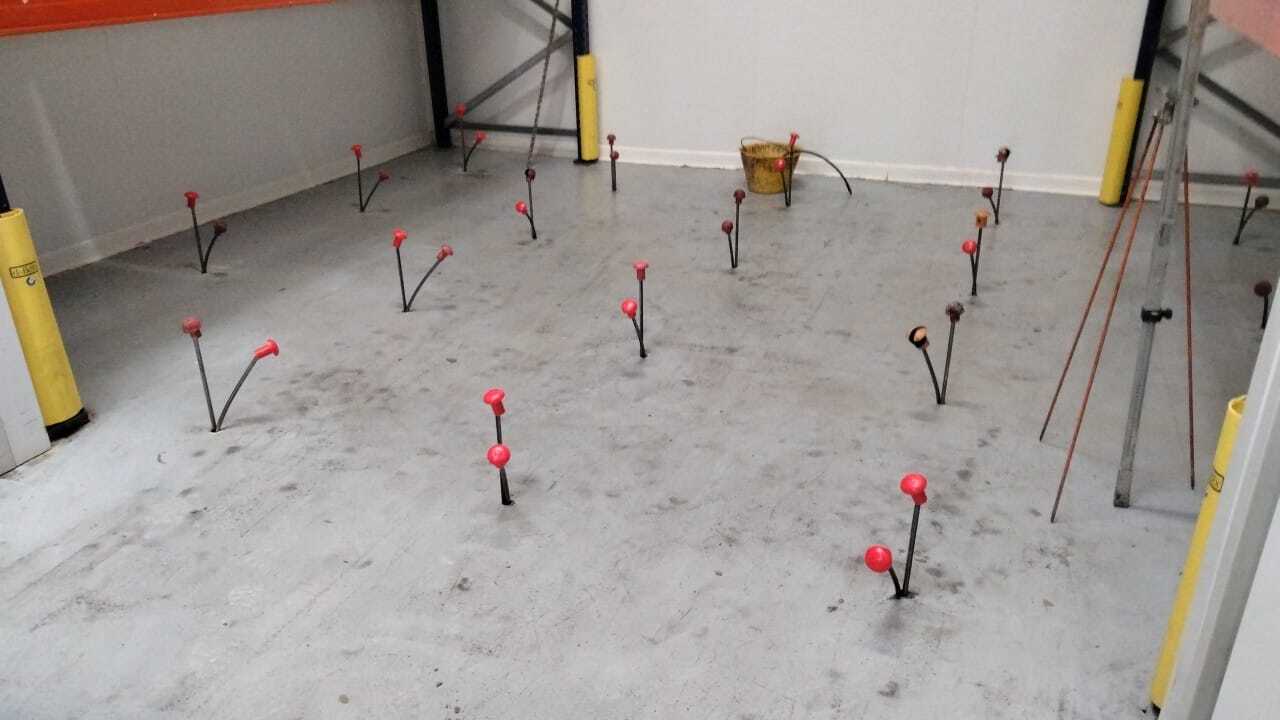 pose des canules d'injection