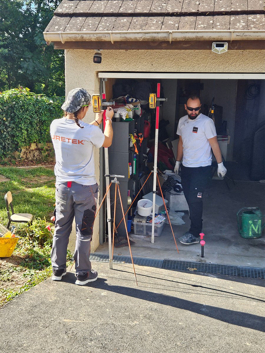 installation surveillance laser