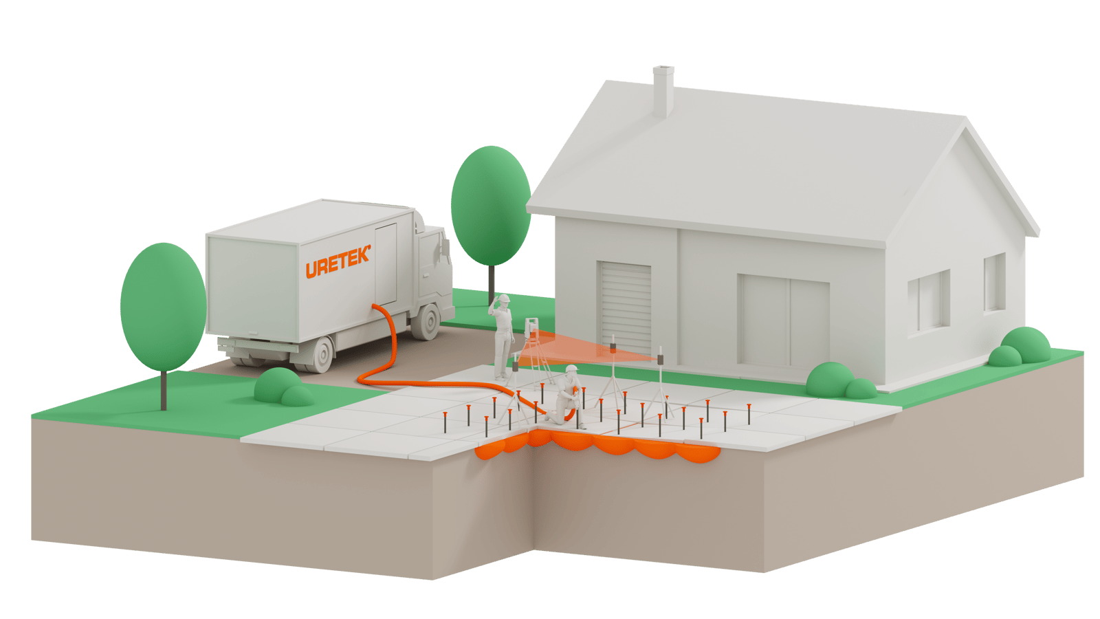 Visuel 3D relevage de dalles