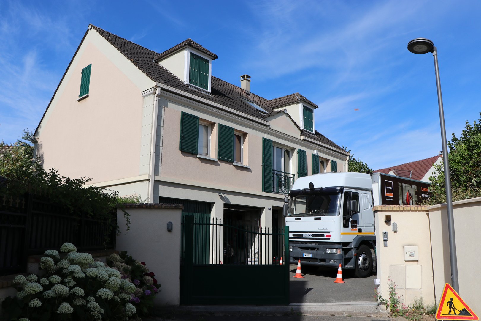 Maison individuelle sur laquelle URETEK est intervenue en renforcement de fondations