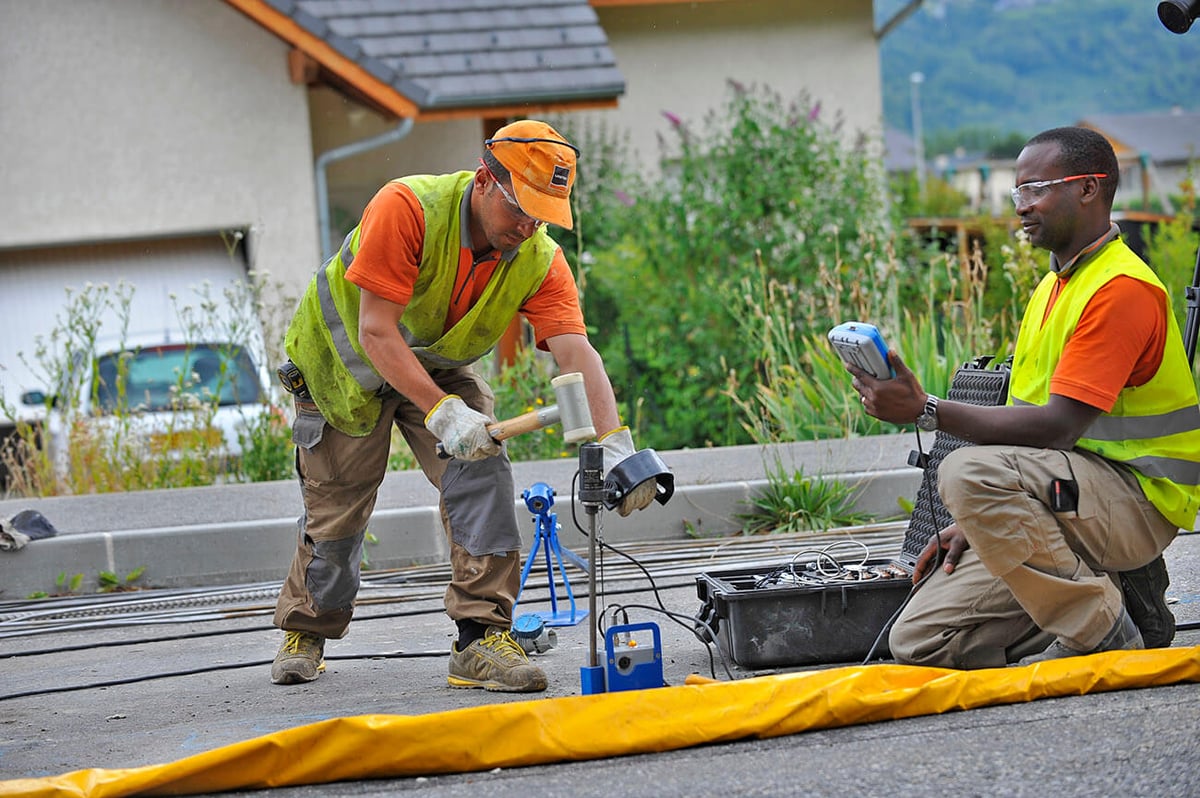 Contrôles pénétrométriques réalisés à l'issue des interventions URETEK pour en confirmer l'efficacité