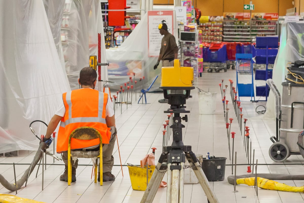 surveillance intervention laser levage de chaussée