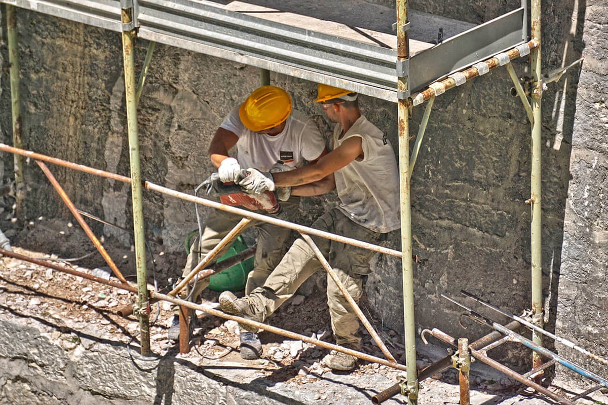 stabilisation mur de confinement