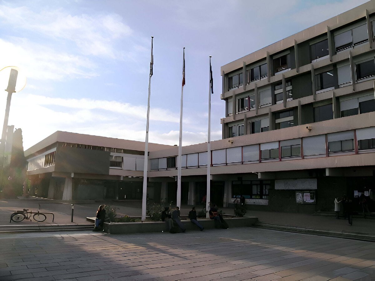 Photo de la bibliothèque de l'université de Nice qu'Uretek a stabilisée