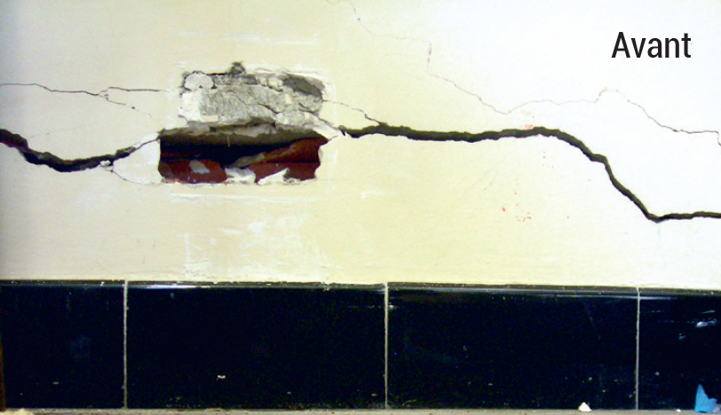 Image Avant intervention d'Uretek