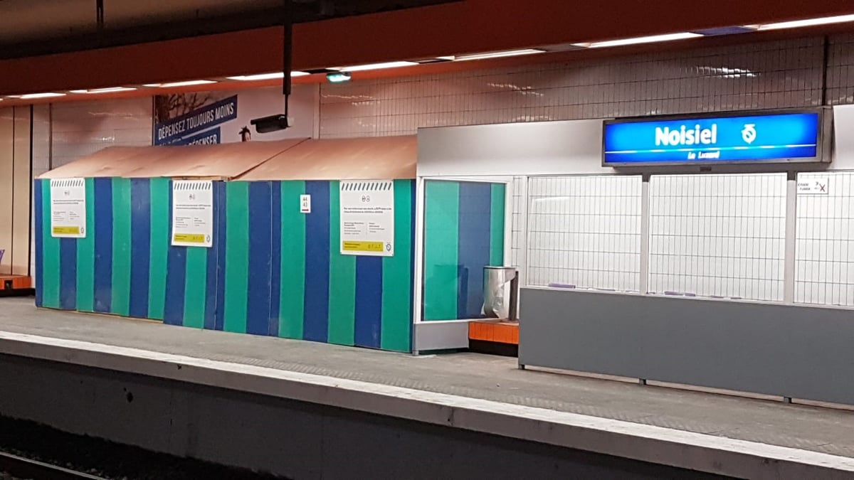 Photo du quai de la gare de noisiel