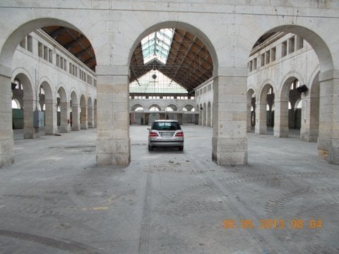 Intérieur de la halle au blé 