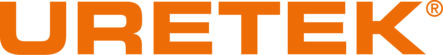 Logo lettering d'Uretek en orange