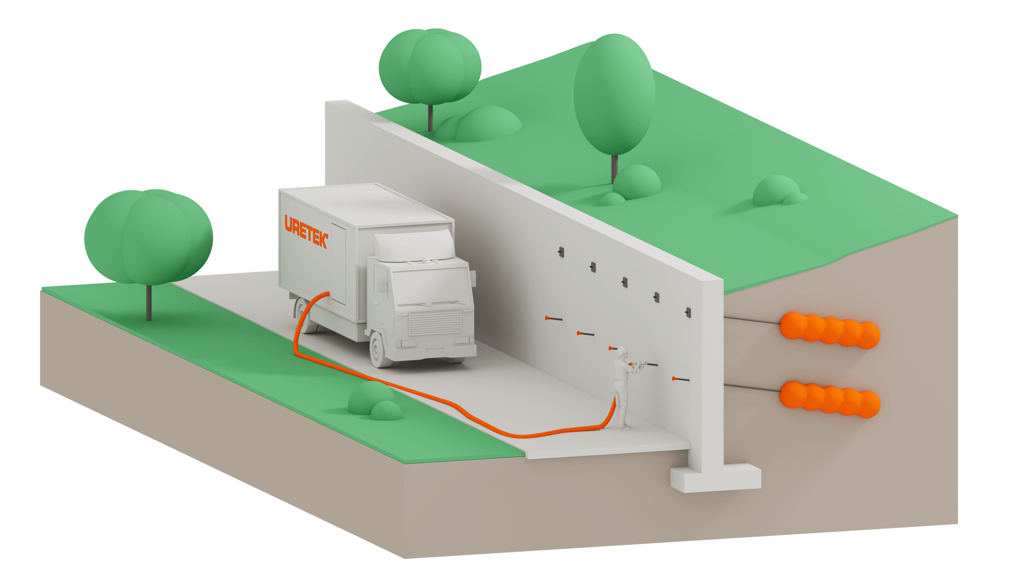 uretek_visual_3D_n_03_soil_retaining_wall_anchoring_07A
