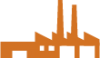 Pictogramme représentant des bâtiments industriels