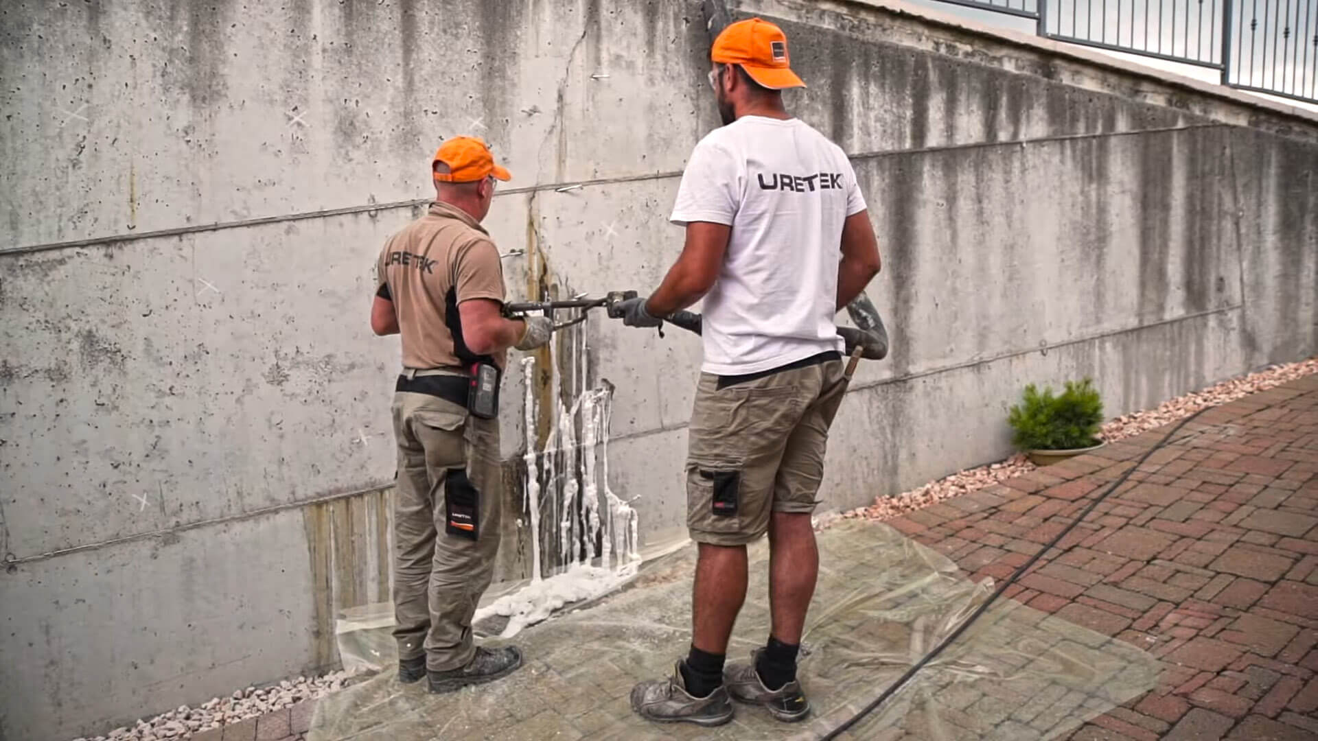 Imperméabilisation d'un mur par la technologie Water Barrier